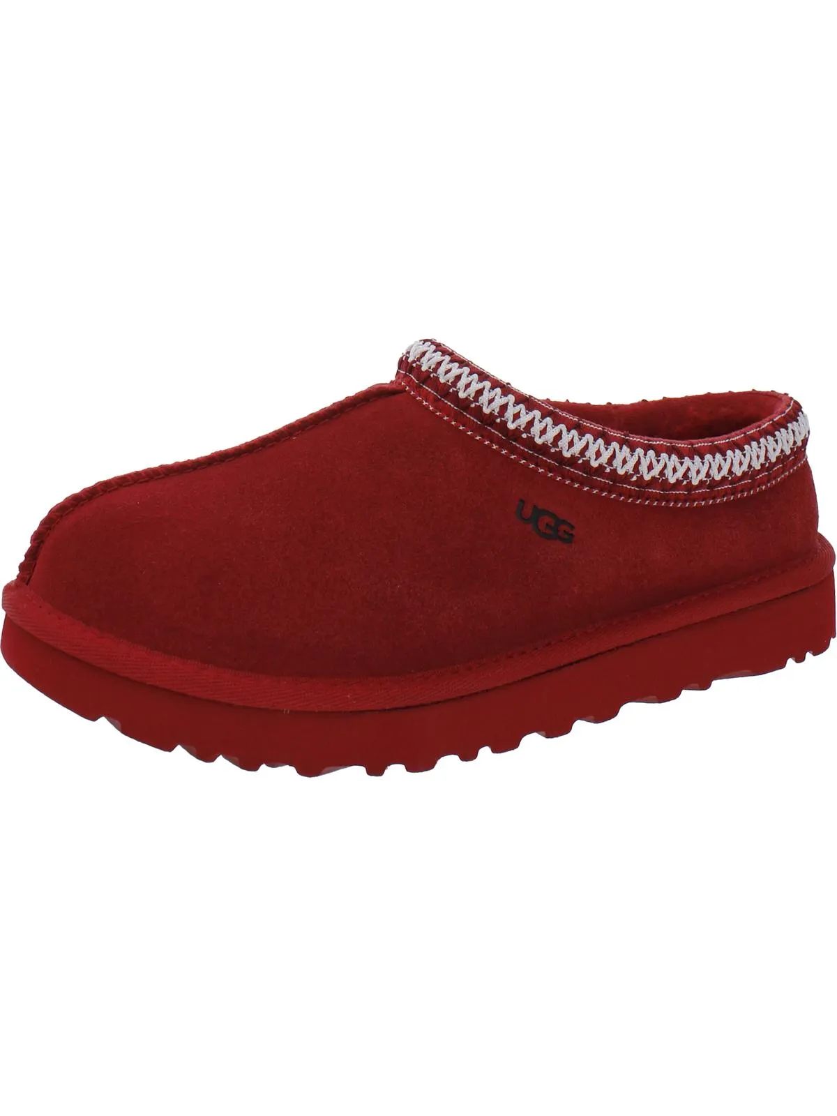 Tasman Womens Suede Wool Mule Slippers