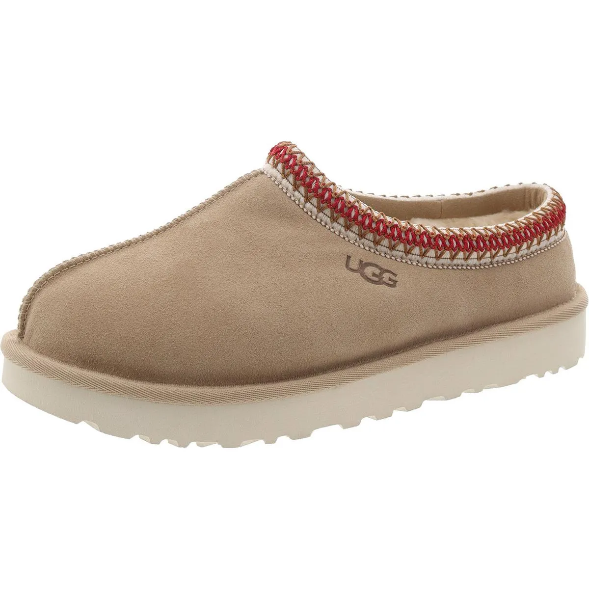 Tasman Womens Suede Wool Mule Slippers