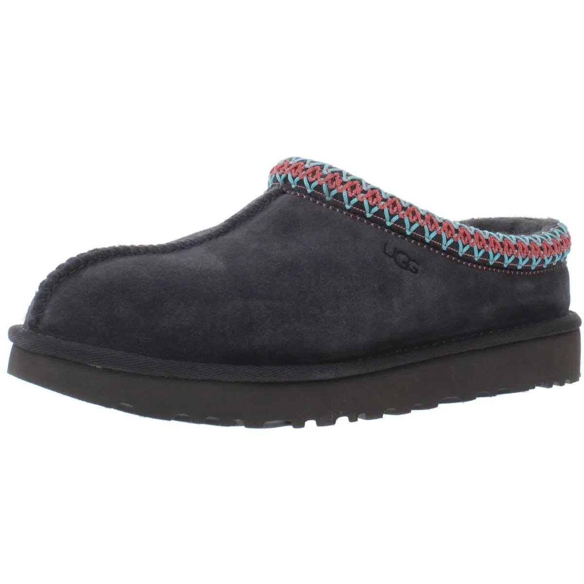 Tasman Womens Suede Wool Mule Slippers