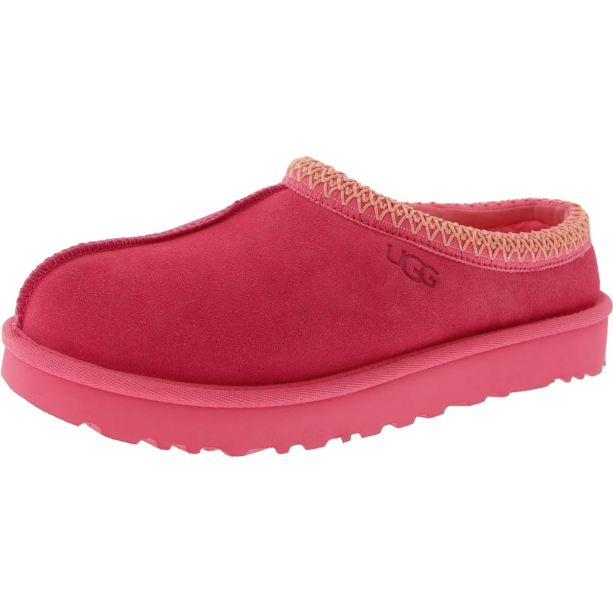 Tasman Womens Suede Wool Mule Slippers
