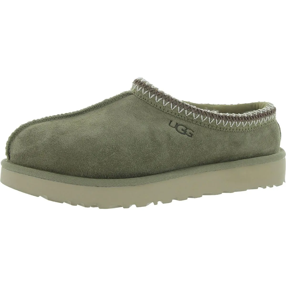 Tasman Womens Suede Wool Mule Slippers