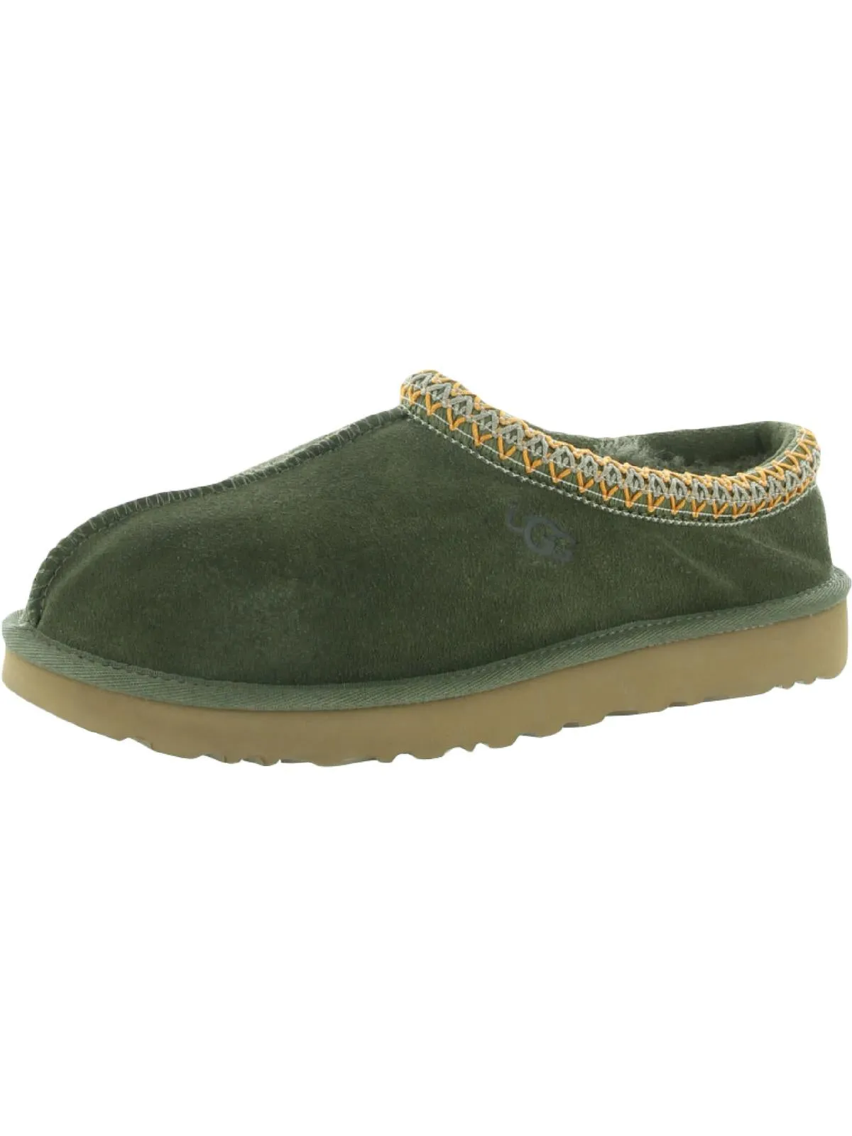 Tasman Womens Suede Wool Mule Slippers