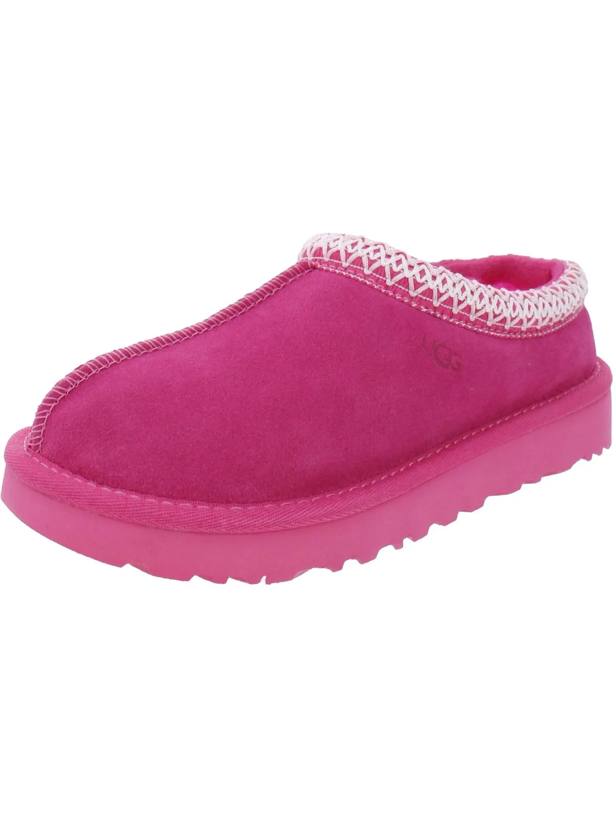Tasman Womens Suede Wool Mule Slippers