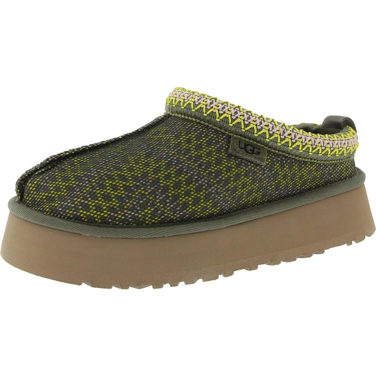 Tasman Womens Suede Wool Mule Slippers