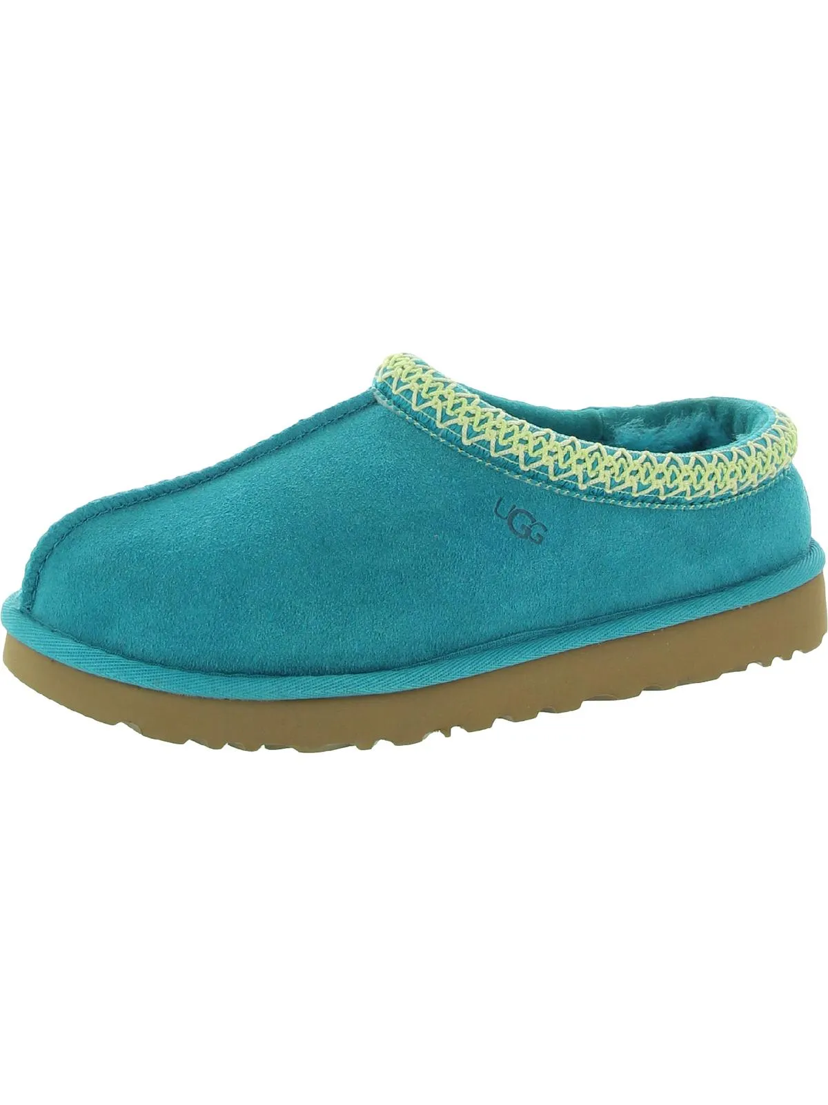 Tasman Womens Suede Wool Mule Slippers