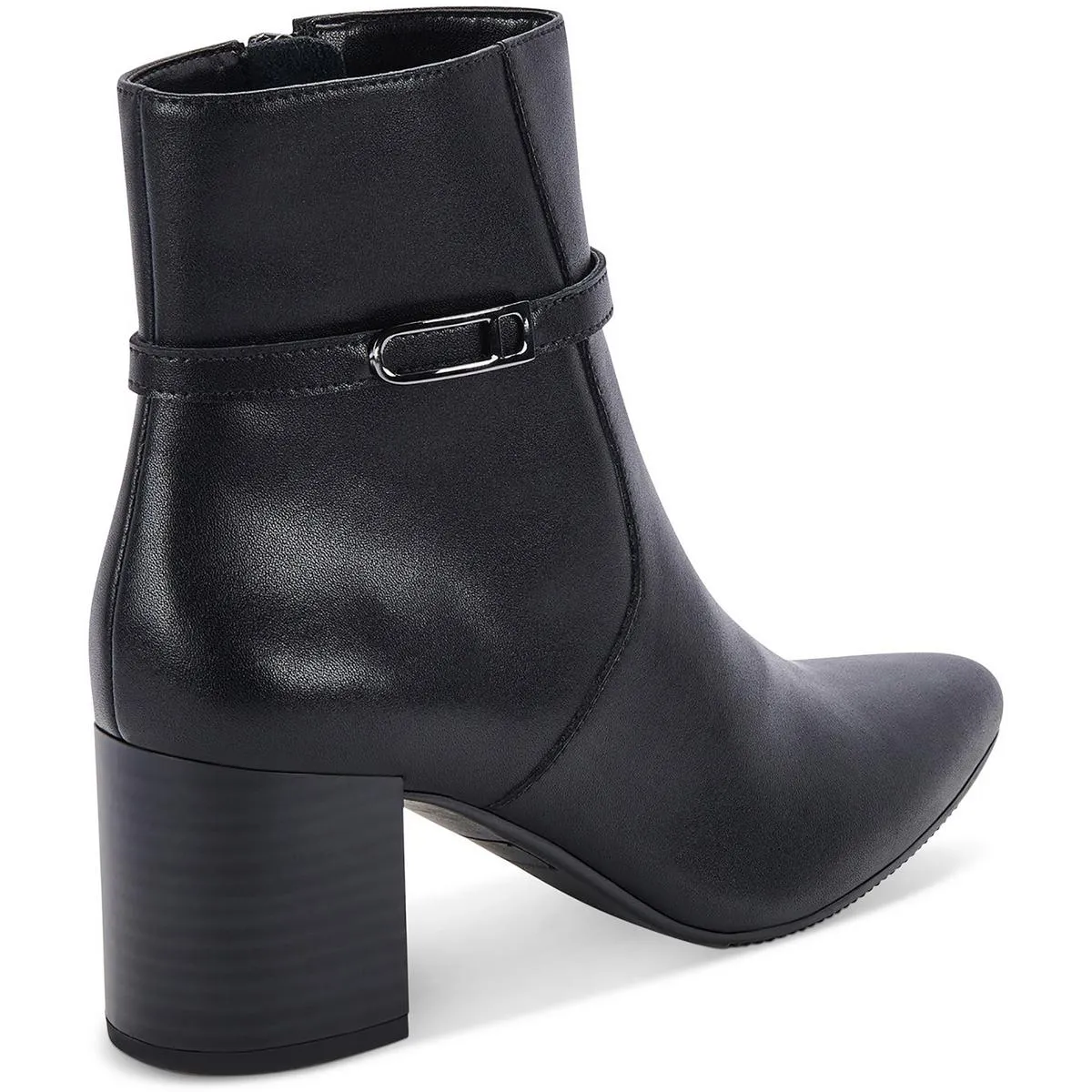 Tatum Womens Leather Pointed Toe Booties