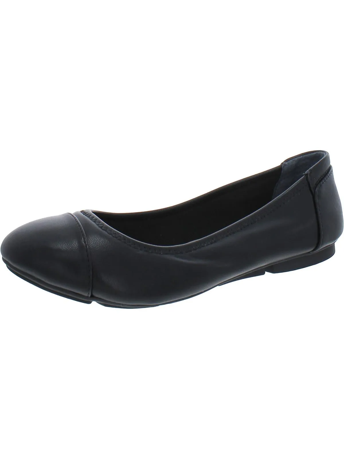 Tavii Womens Cushioned Footbed Slip On Ballet Flats