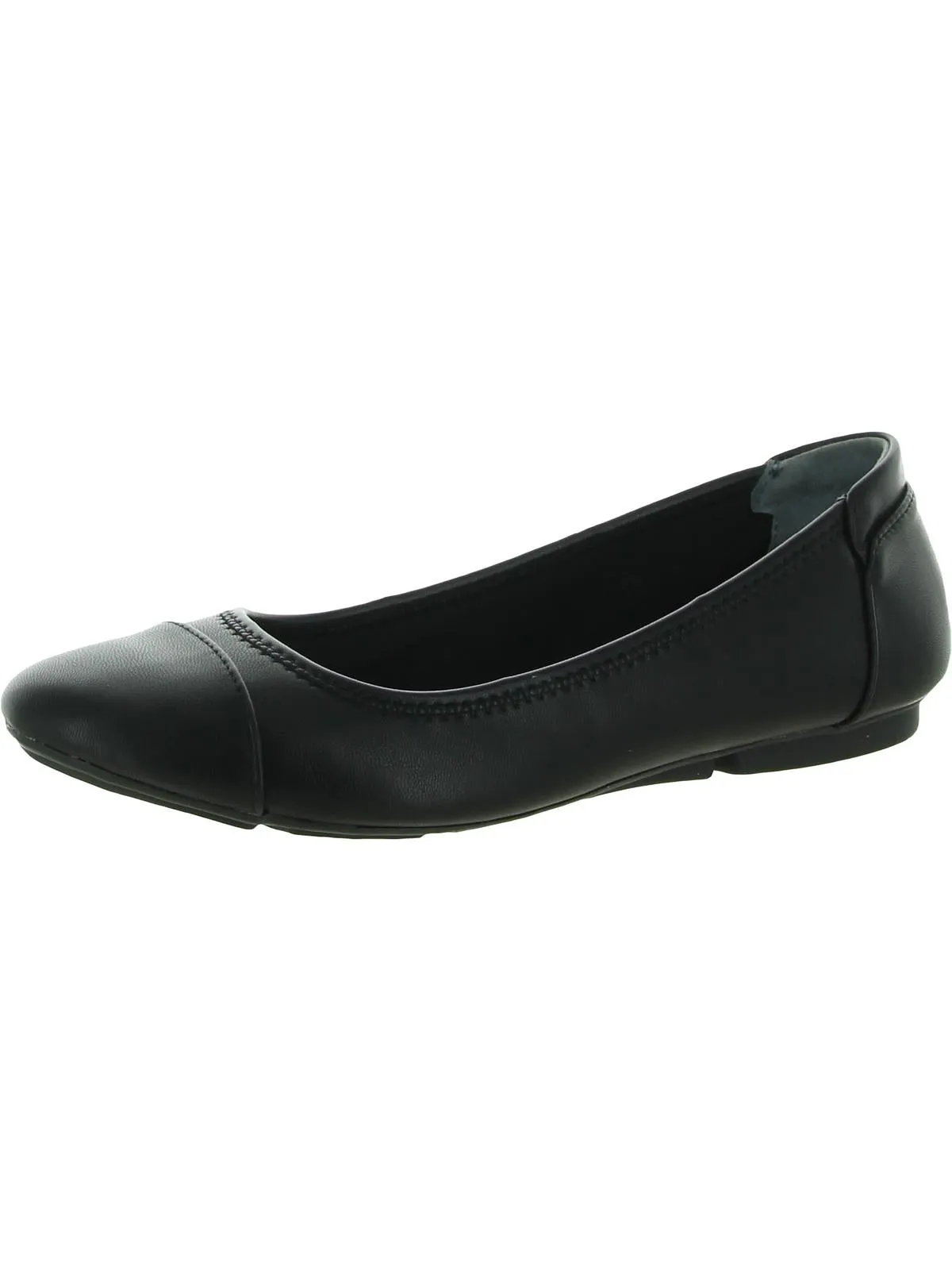Tavii Womens Cushioned Footbed Slip On Ballet Flats
