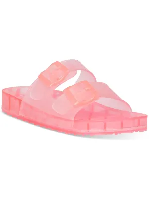 Teddy Womens Footbed Open Toe Jelly Sandals