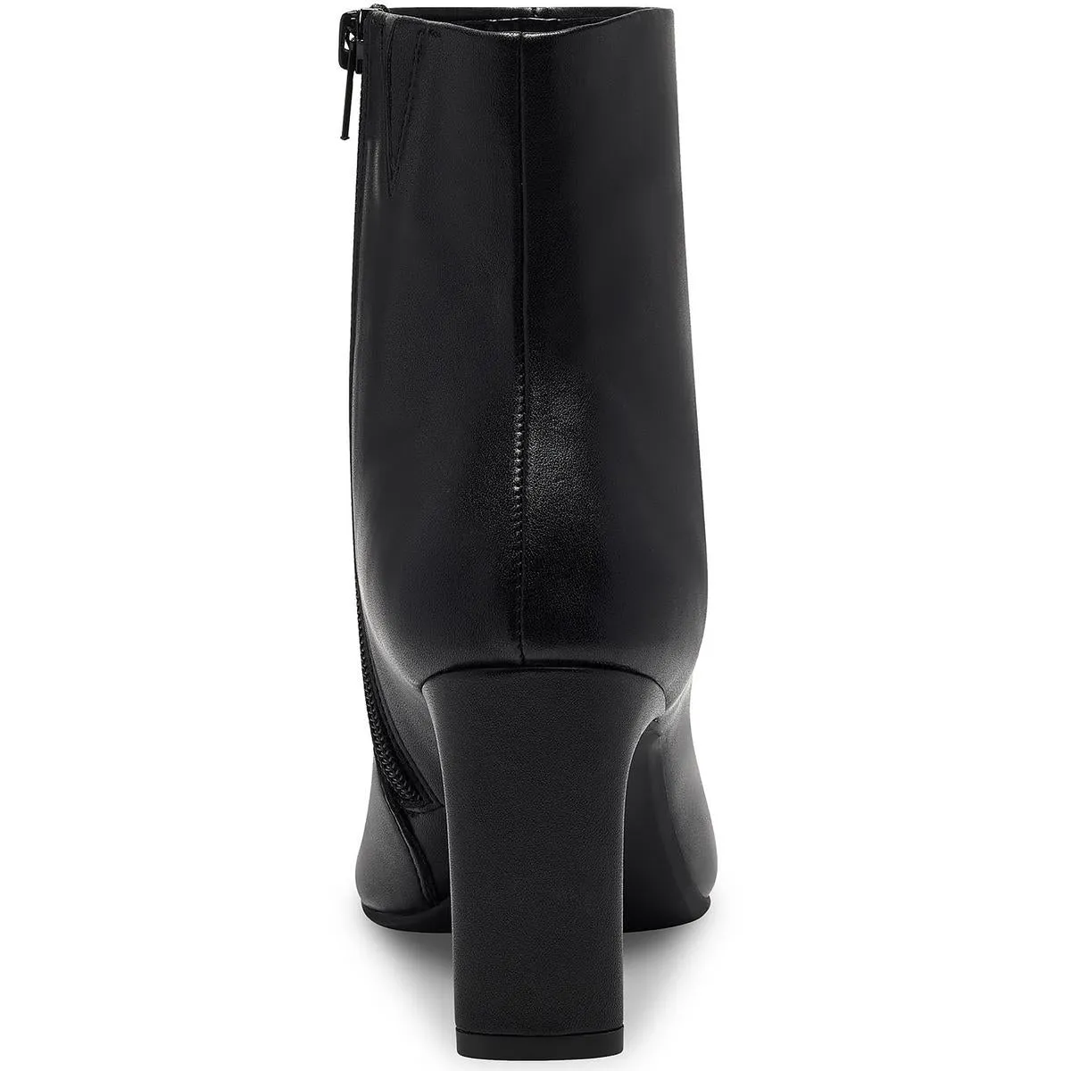 Terrie Womens Faux leather Block Heel Ankle Boots