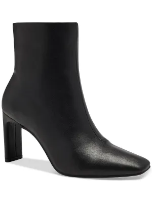 Terrie Womens Faux leather Block Heel Ankle Boots