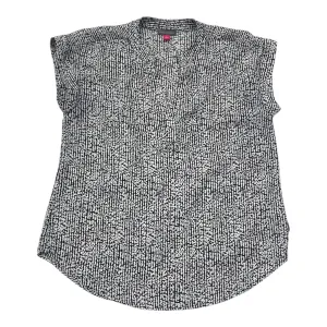 Top Sleeveless By Vince Camuto In Black & White, Size:S