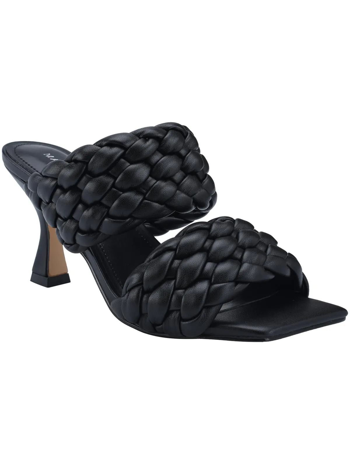 Toree Womens Faux Leather Dressy Slide Sandals
