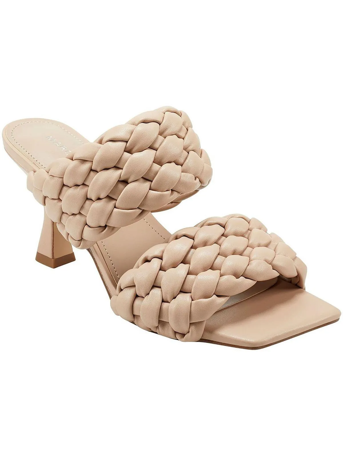 Toree Womens Faux Leather Dressy Slide Sandals