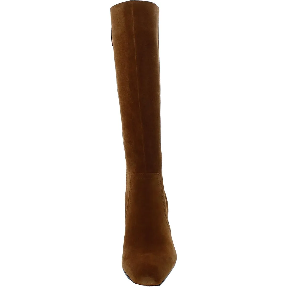 Tori Womens Suede Side Zip Knee-High Boots