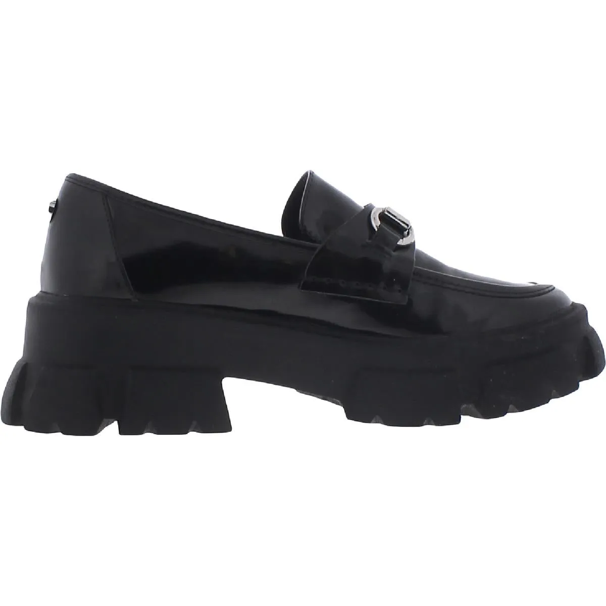 Trifecta Womens Patent Flatform Fashion Loafers