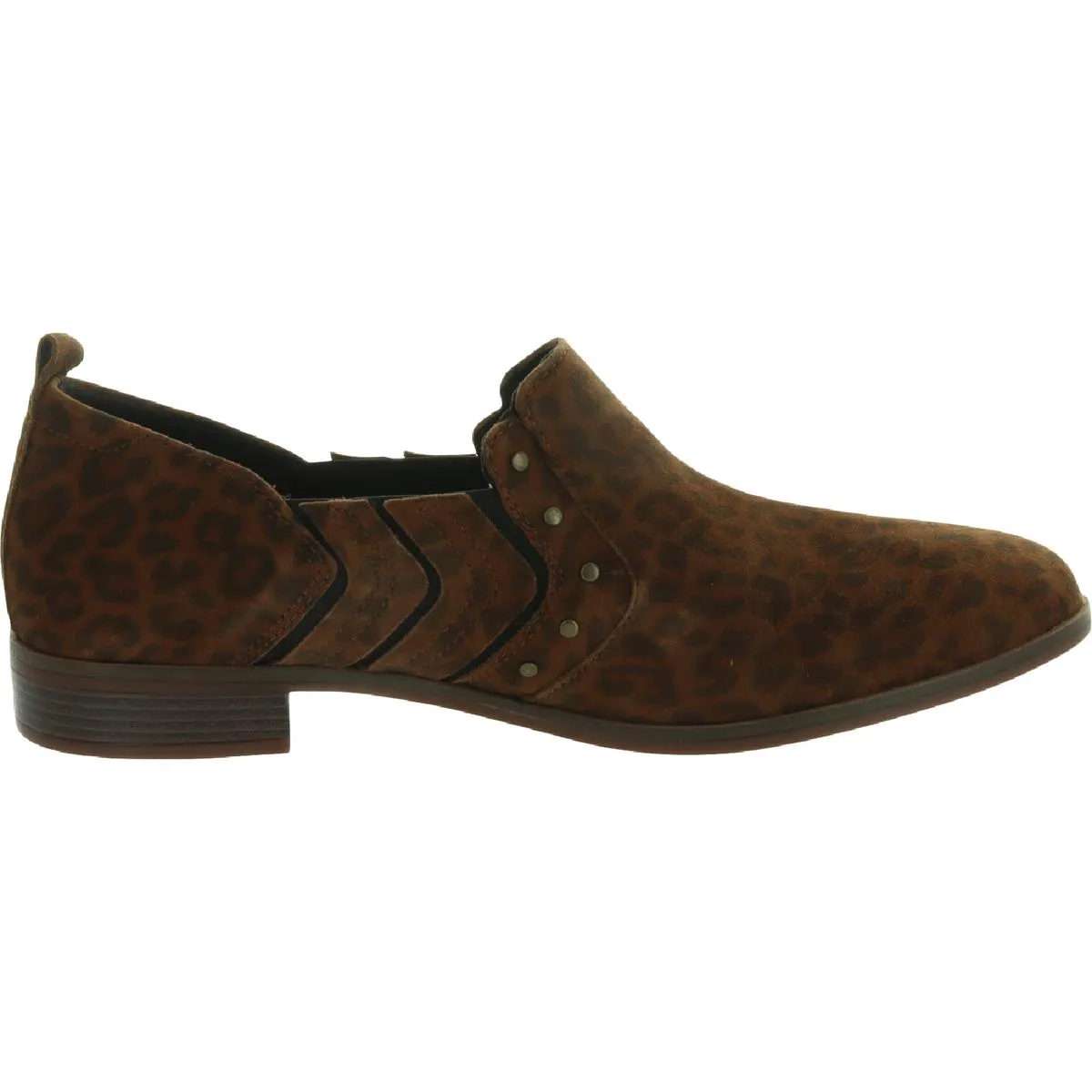 Trish Bell Womens Suede Slip On Round-Toe Shoes