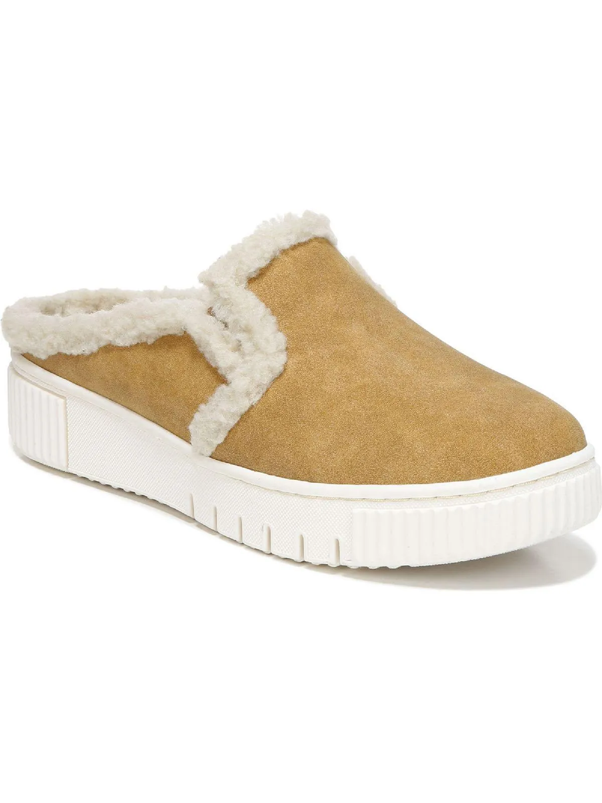 Truly-Cozy Womens Faux Fur Lined Slip On Mules