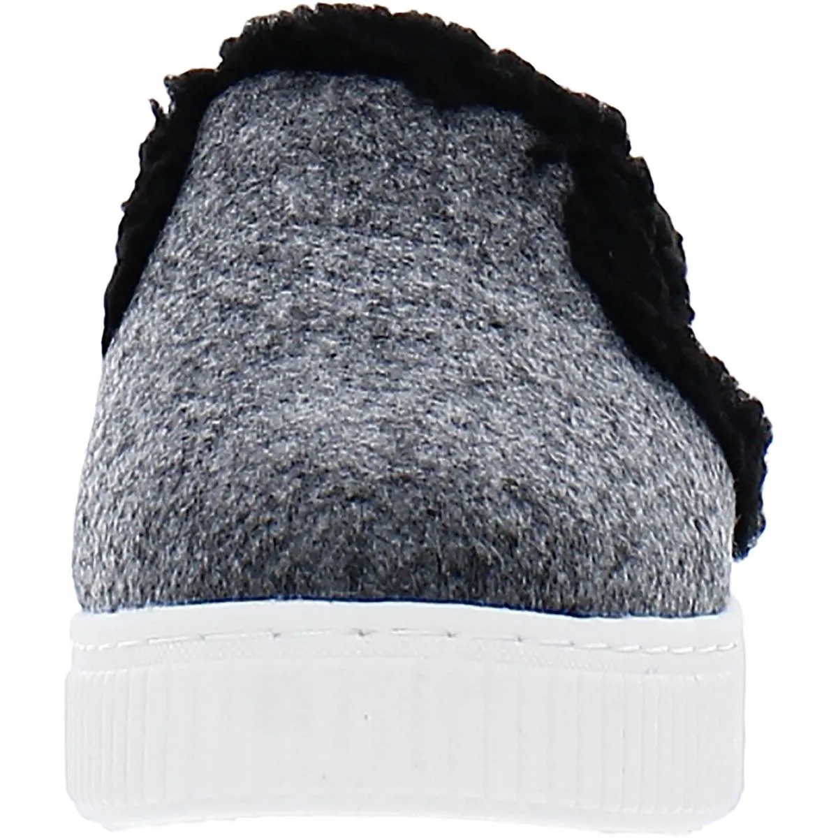 Truly-Cozy Womens Faux Fur Lined Slip On Mules
