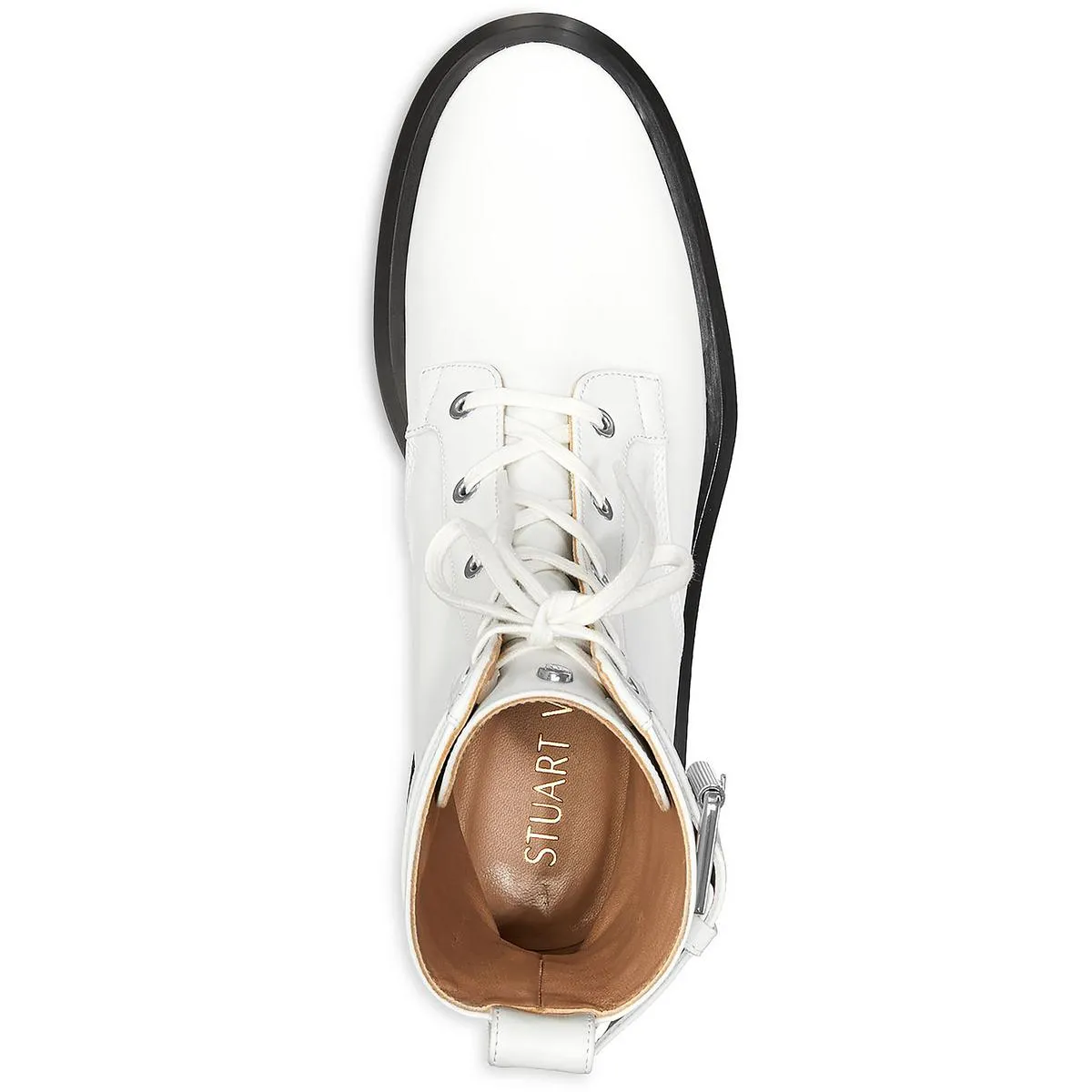Ultra  Womens Pull On Faux Leather Combat & Lace-up Boots
