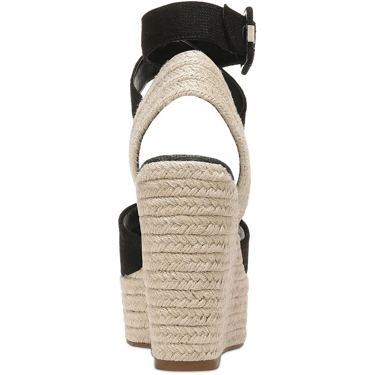 Vada Womens Canvas Wedge Platform Sandals