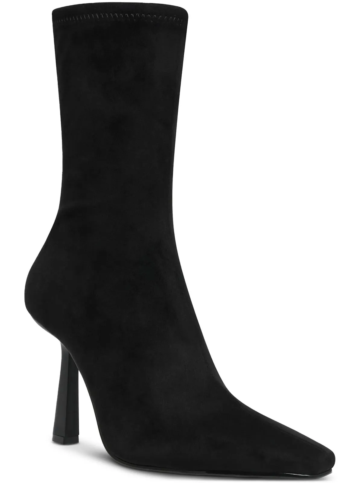 Vakay Womens Stretch Zipper Mid-Calf Boots