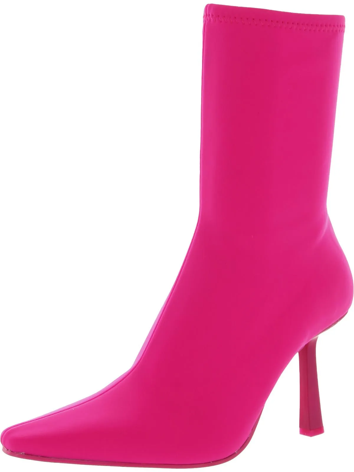 Vakay Womens Stretch Zipper Mid-Calf Boots