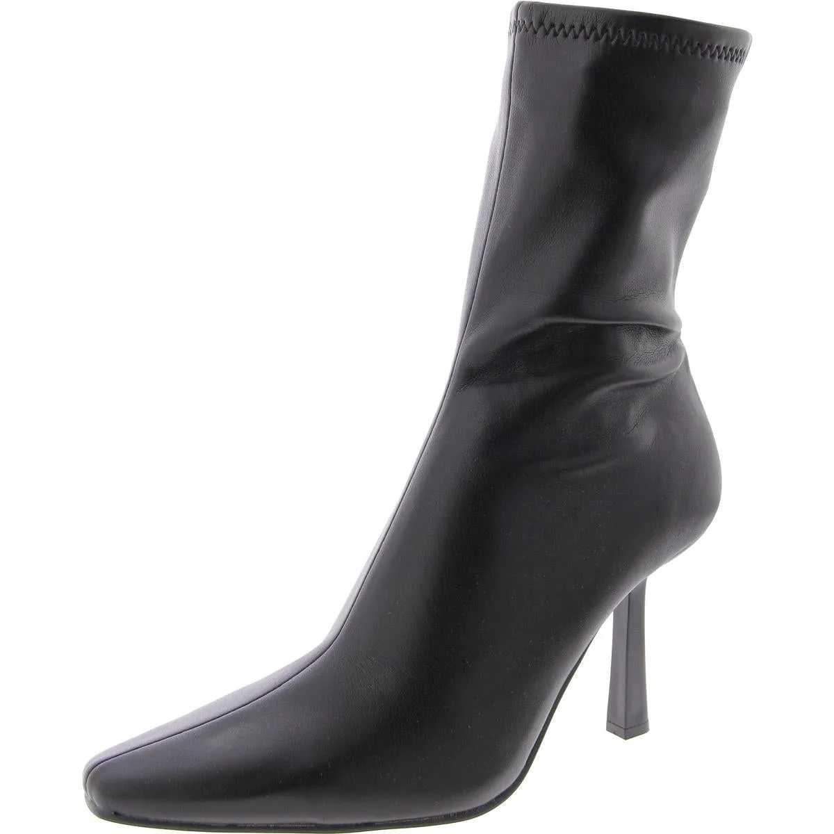 Vakay Womens Stretch Zipper Mid-Calf Boots