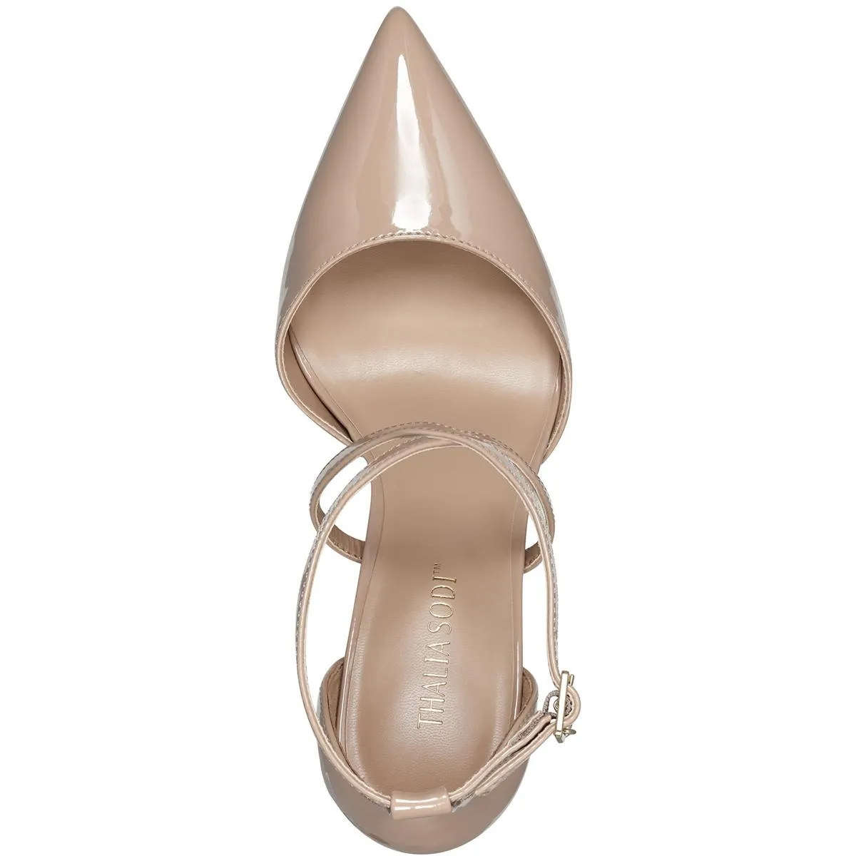 Valencia Womens Faux Suede Ankle Strap Pumps
