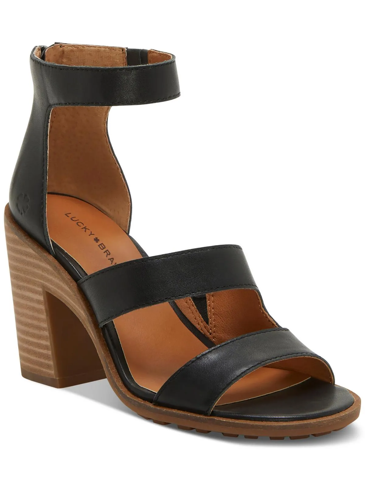 Valka Womens Zipper Stretch Ankle Strap