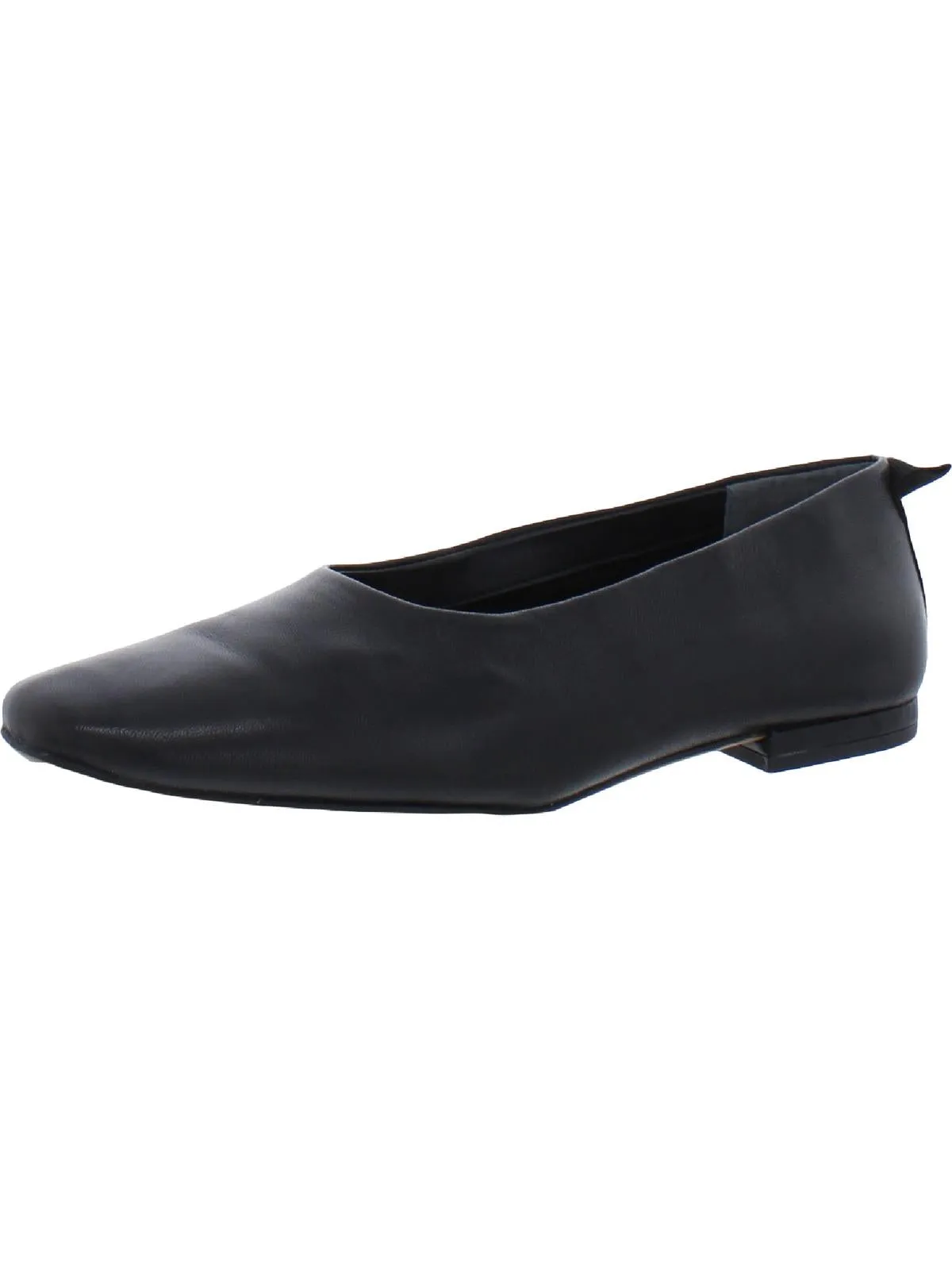 Vana Womens Leather Slip On Ballet Flats
