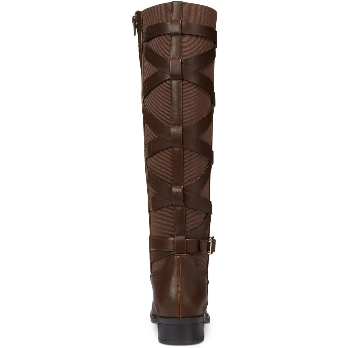 Veronika Womens Faux Leather Wide Calf Over-The-Knee Boots