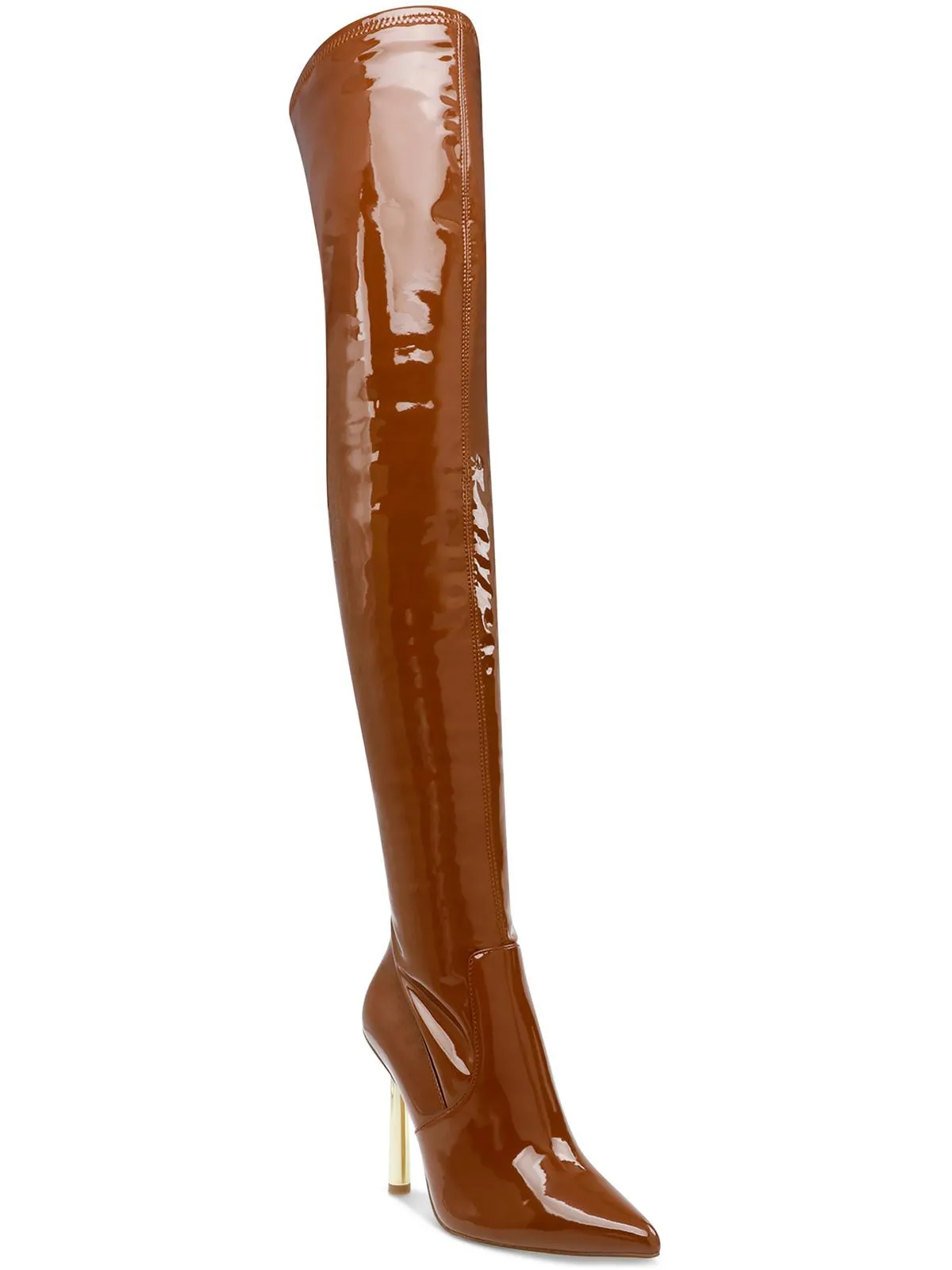 Vivee Womens Sequin Evening Over-The-Knee Boots