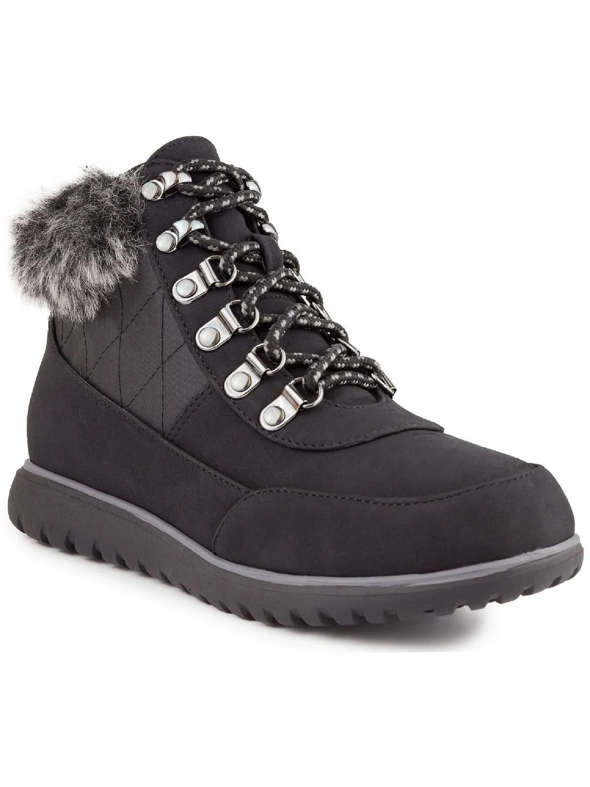 Wanona Womens Faux Suede Bootie Ankle Boots