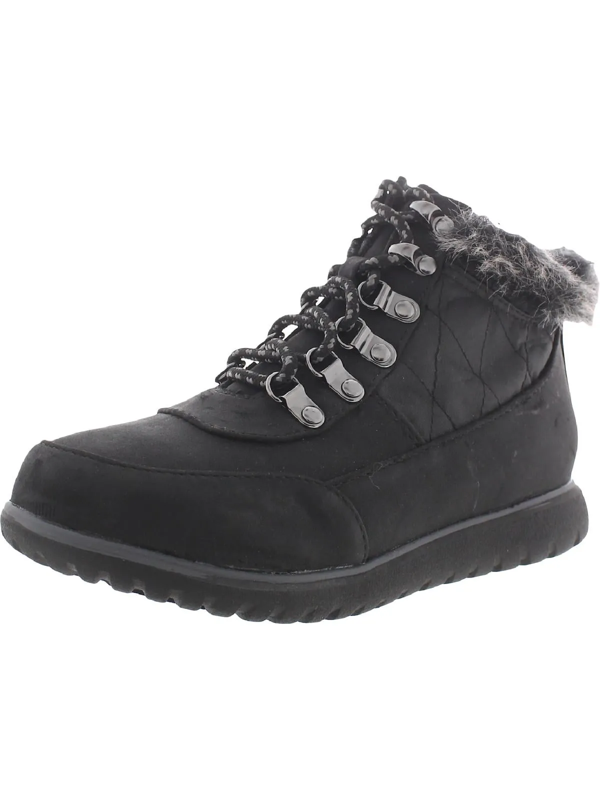 Wanona Womens Faux Suede Bootie Ankle Boots