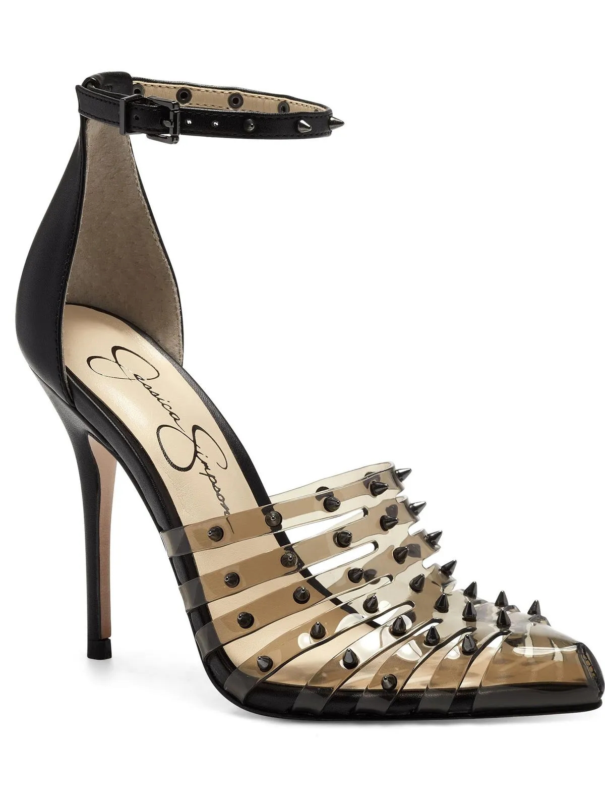 Westah Studded Womens Dressy Slip On Pumps