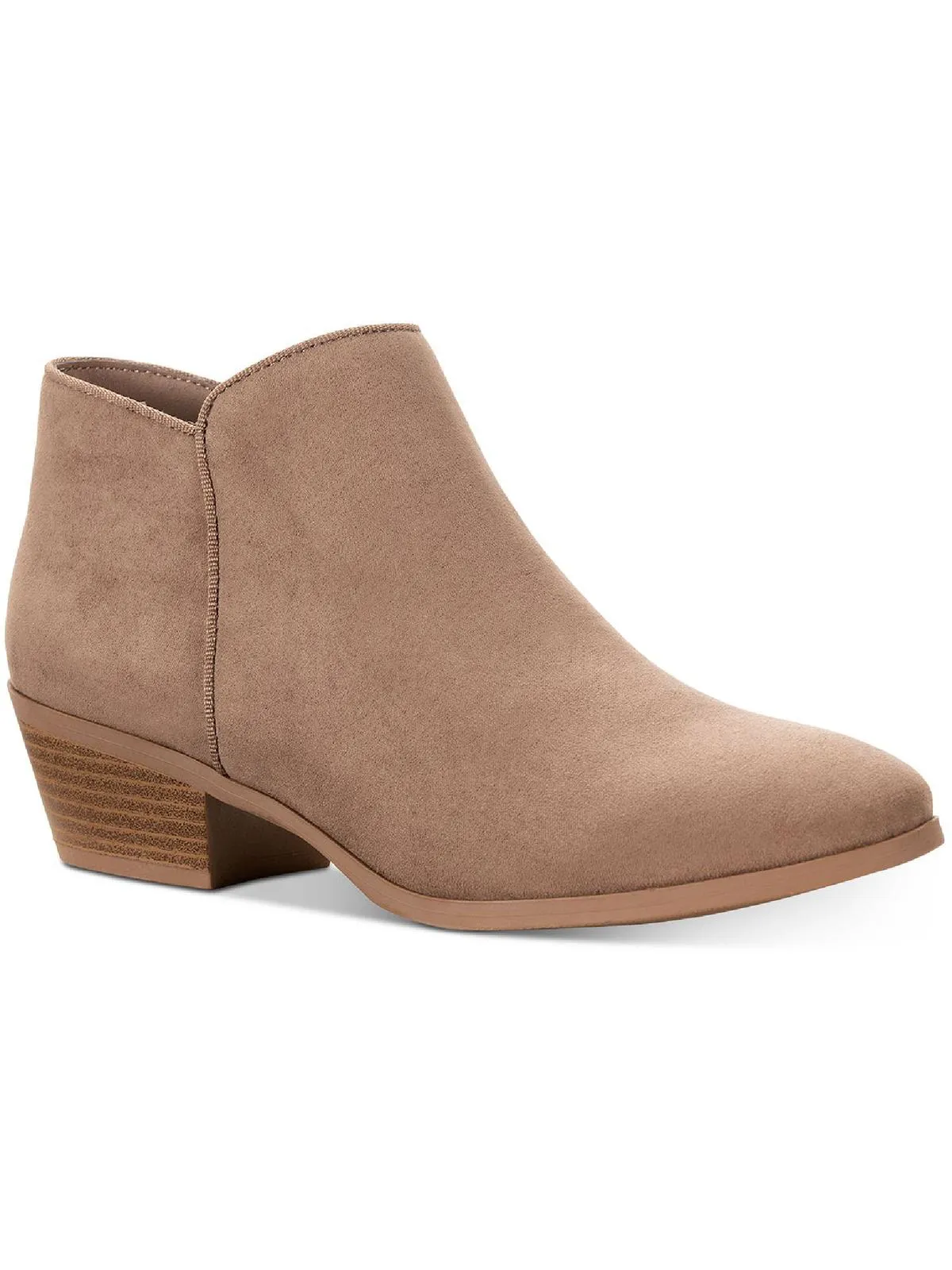 Wileyy  Womens Faux Suede Comfort Booties