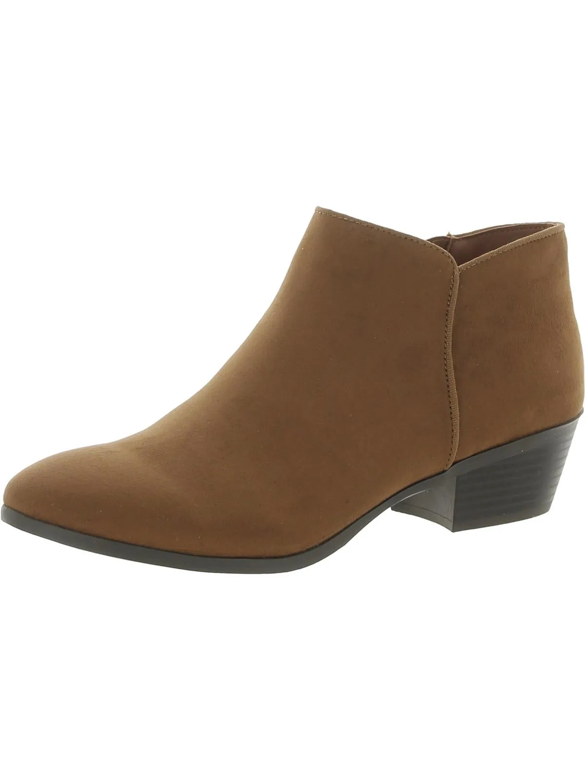 Wileyy  Womens Faux Suede Comfort Booties