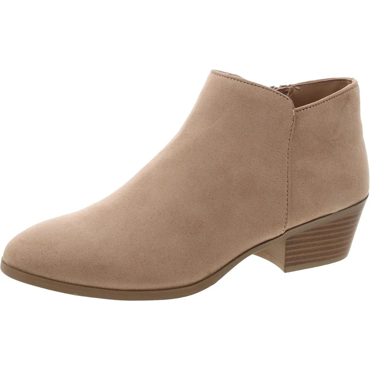 Wileyy  Womens Faux Suede Comfort Booties