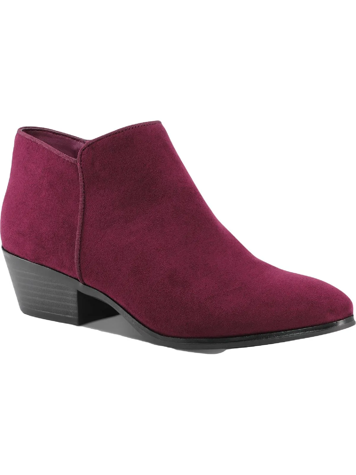 Wileyy  Womens Faux Suede Comfort Booties
