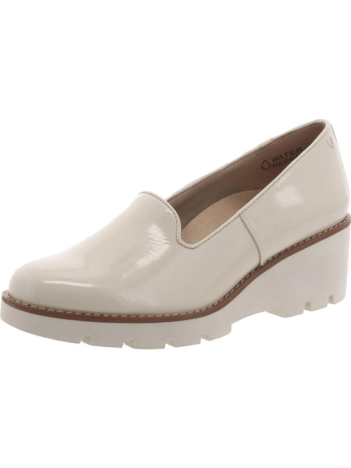 Willa Womens Textured Slip On Loafers