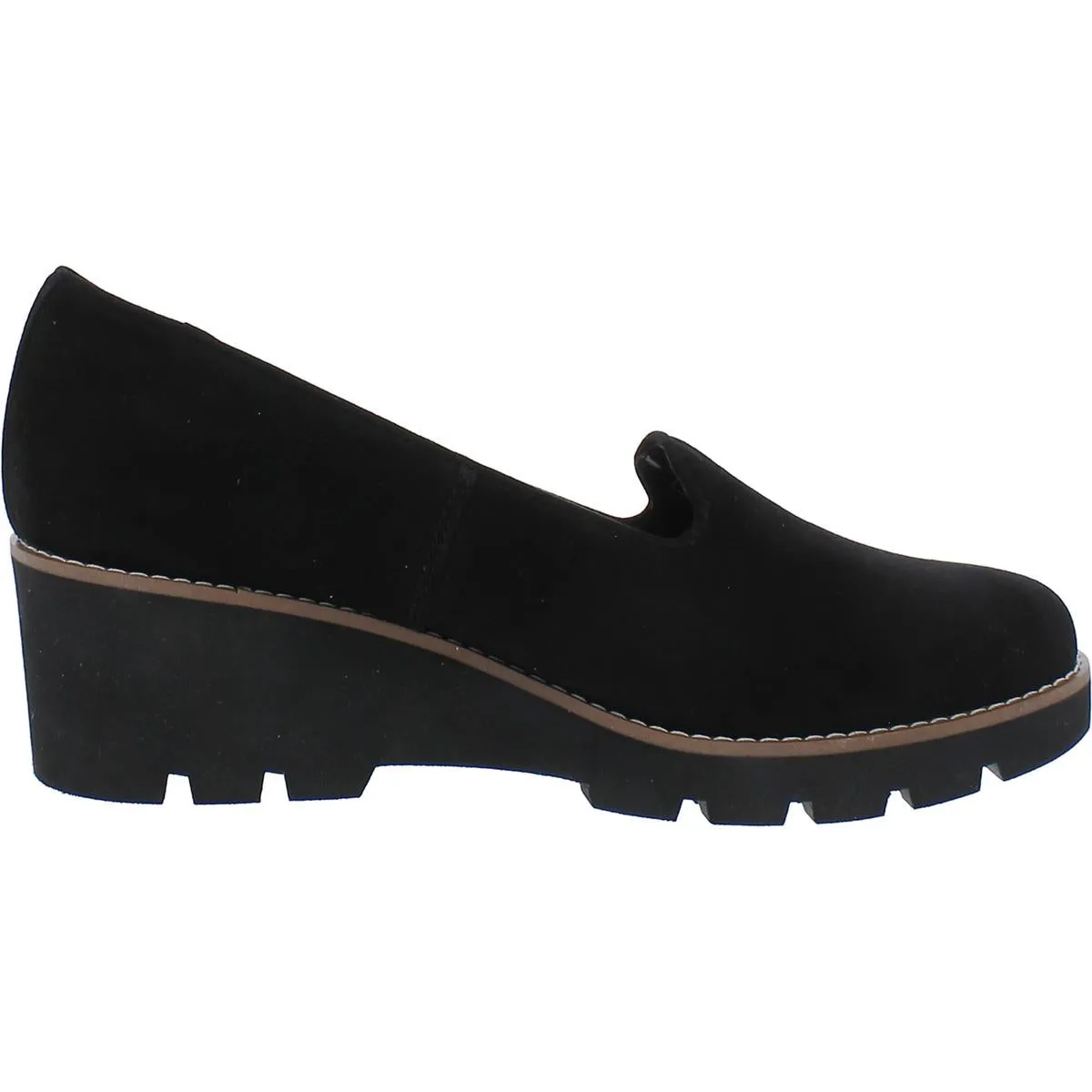 Willa Womens Textured Slip On Loafers
