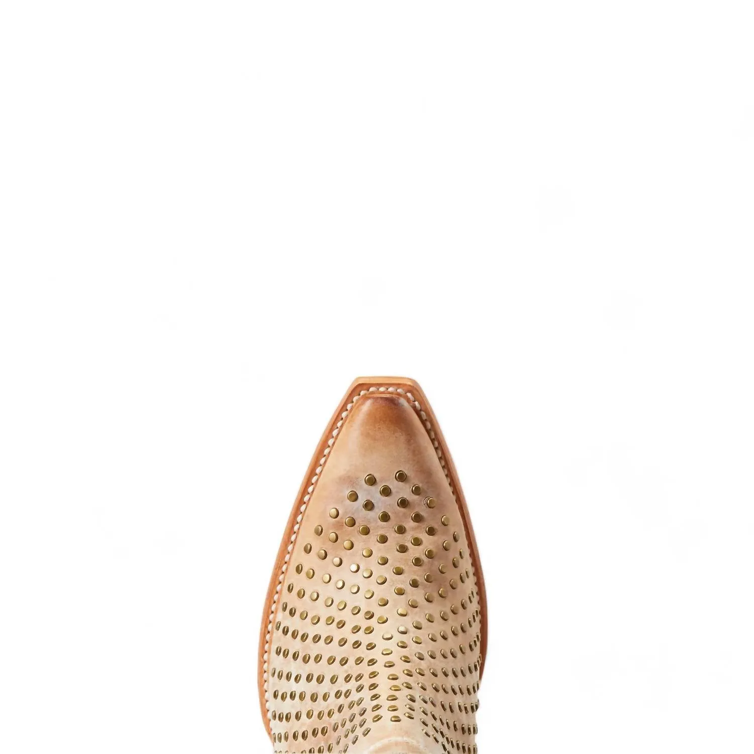 Women's Dixon Leather Studded Boot In Old West Tan