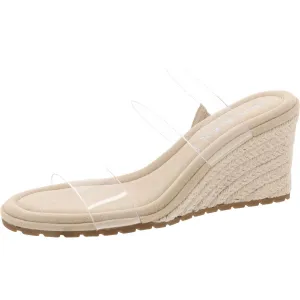 Womens Espadrille Open Toe Wedge Sandals