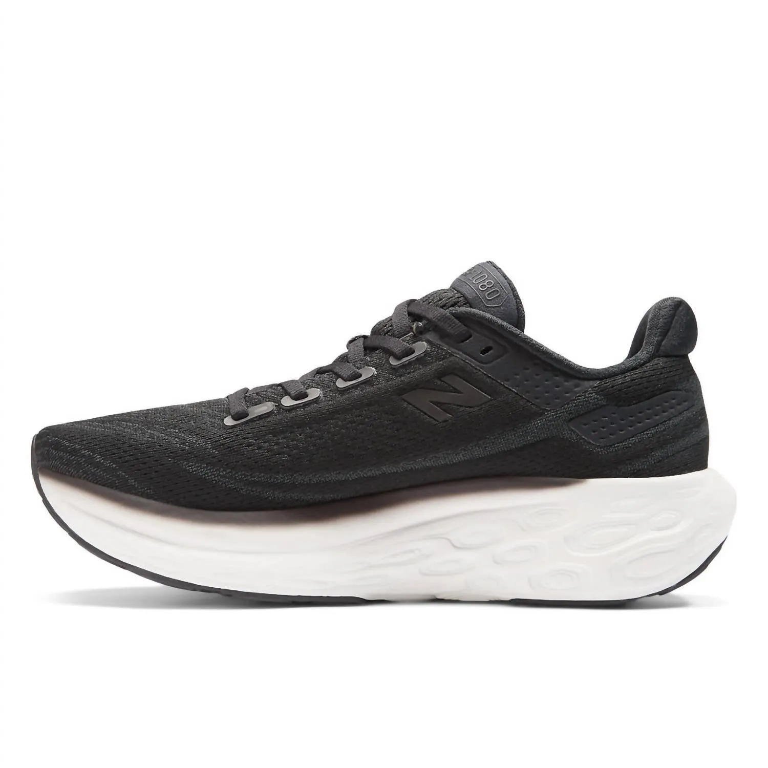 Women's Fresh Foam X 1080V13 Running Shoes In Black/white