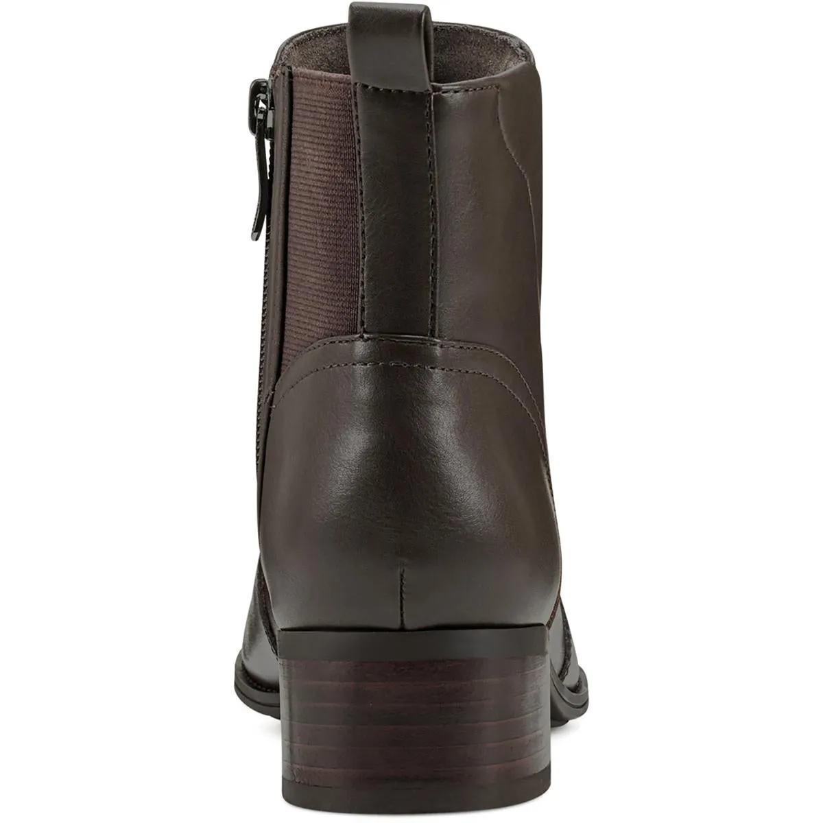 Womens Leather Embossed Ankle Boots
