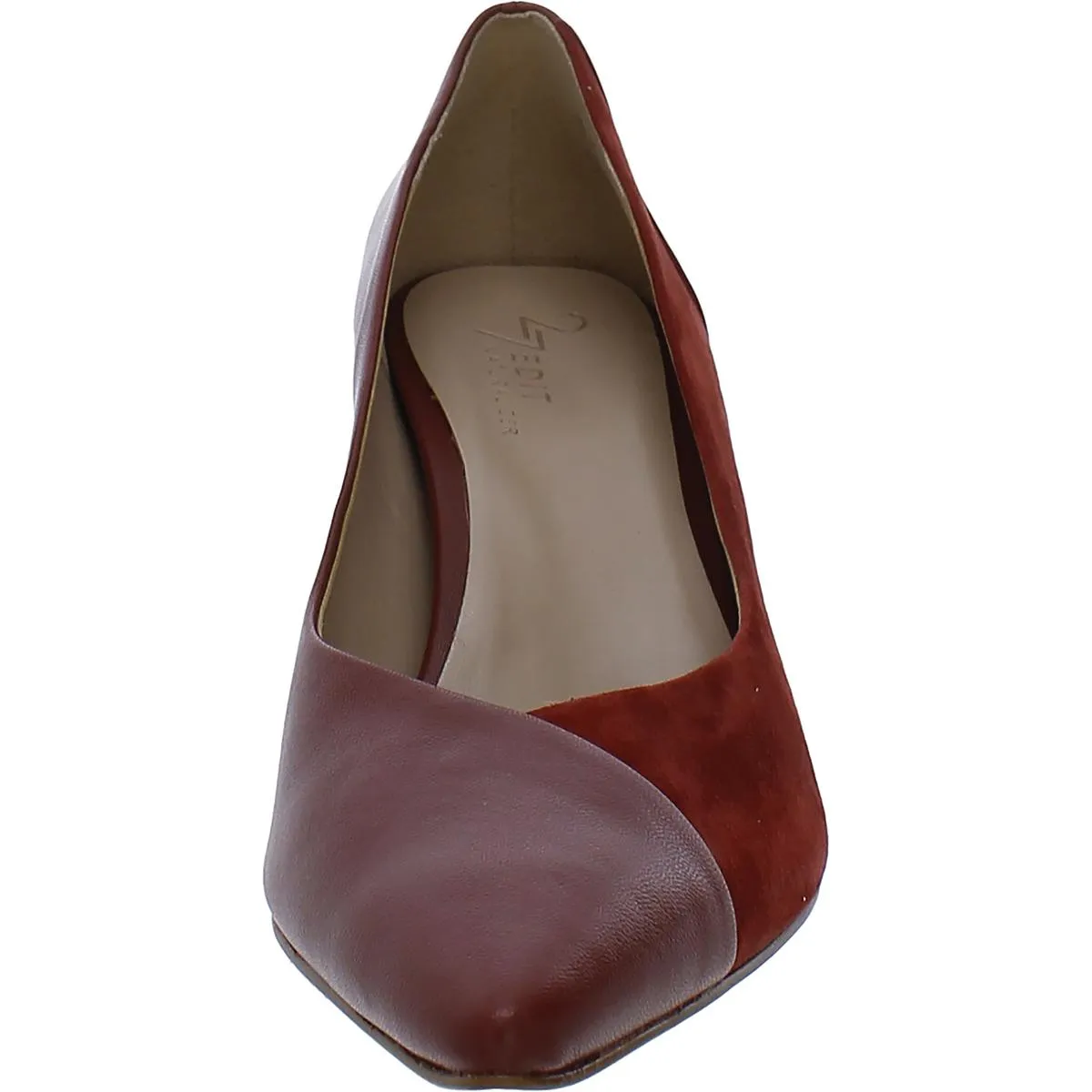 Womens Leather Pointed Toe Pumps