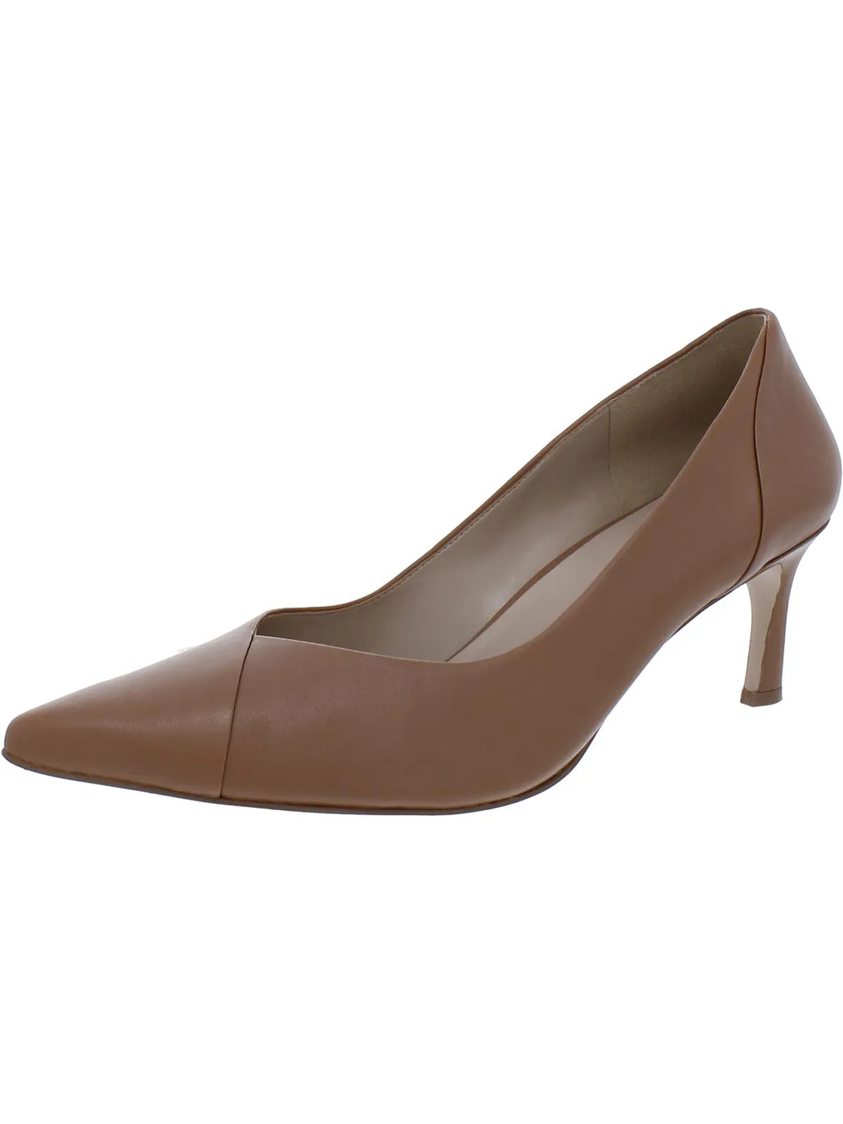 Womens Leather Pointed Toe Pumps