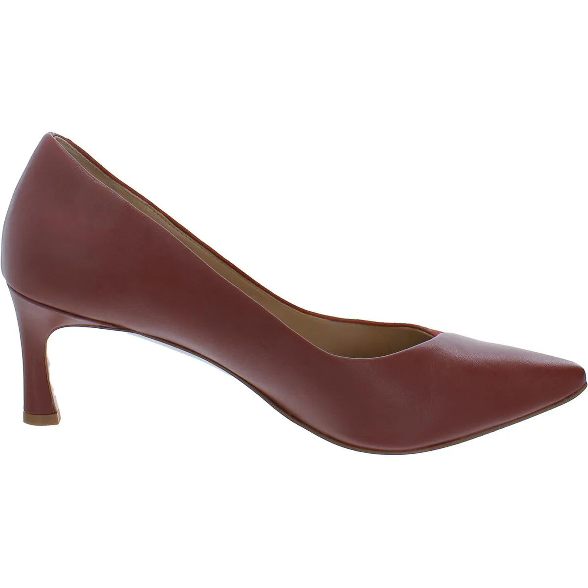 Womens Leather Pointed Toe Pumps