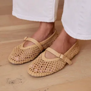Women's Nolita Ballet Flat In Tan